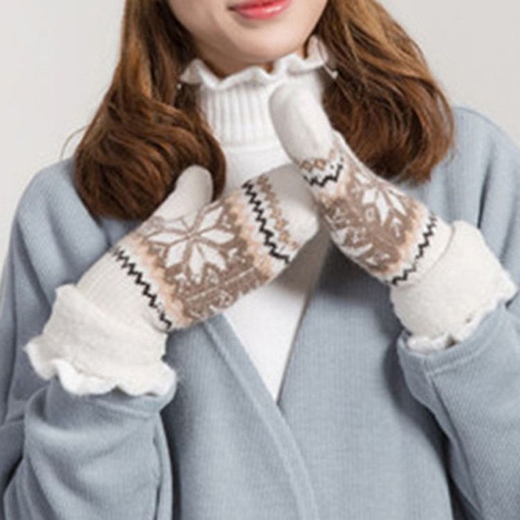 Gants D'amoureux D'hiver De Neige Pour Femmes