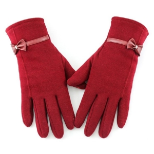 Gants D'hiver À Nœud Simple Pour Femmes