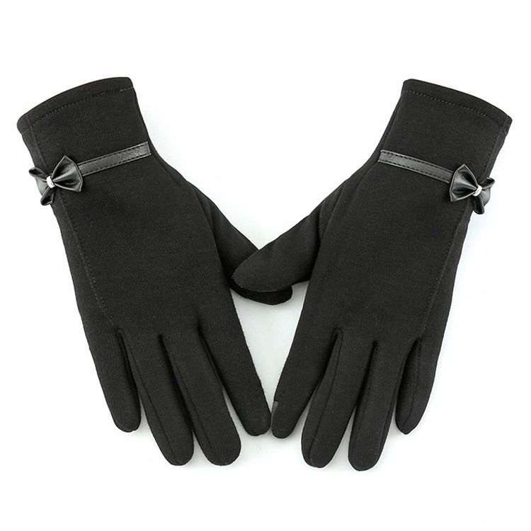 Gants D'hiver À Nœud Simple Pour Femmes