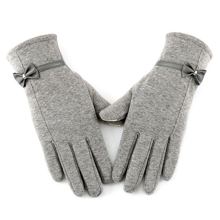 Gants D'hiver À Nœud Simple Pour Femmes