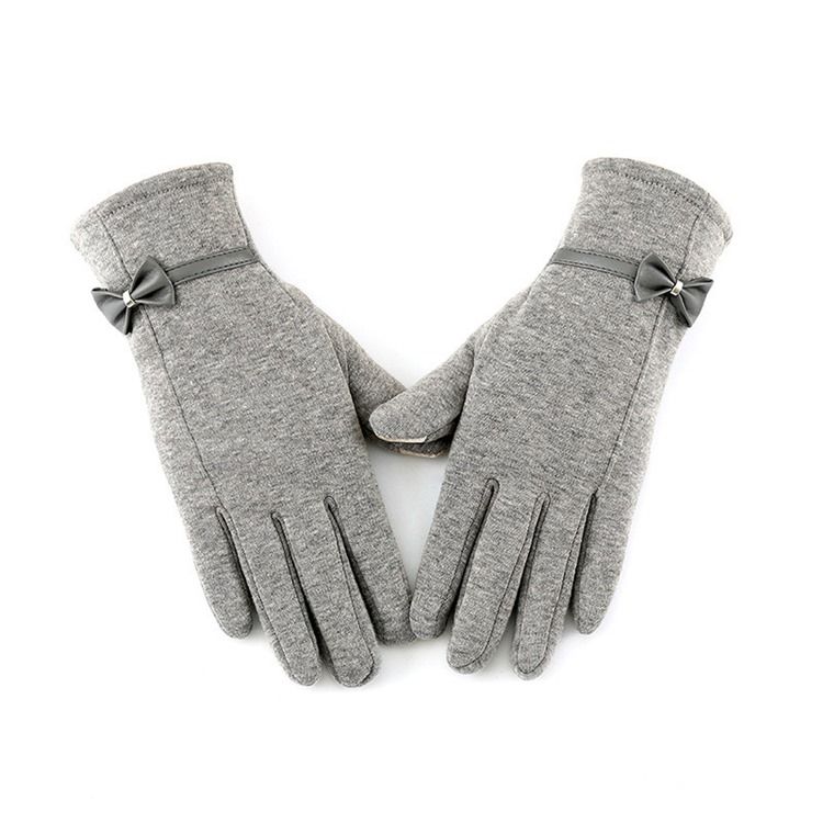 Gants D'hiver À Nœud Simple Pour Femmes