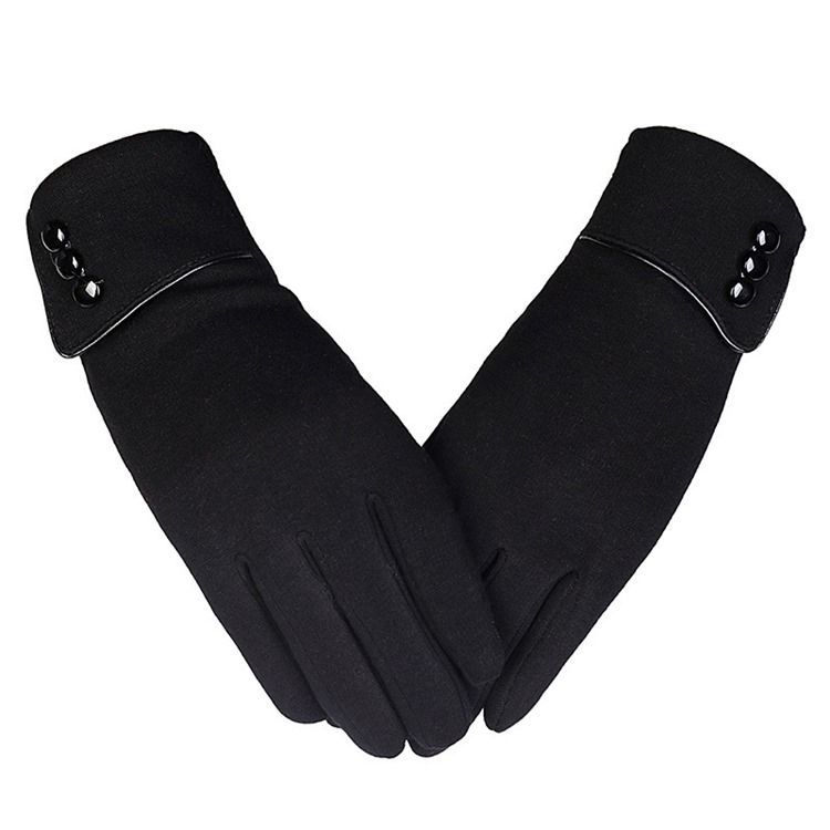 Gants D'hiver Simples Et Unis Pour Femmes