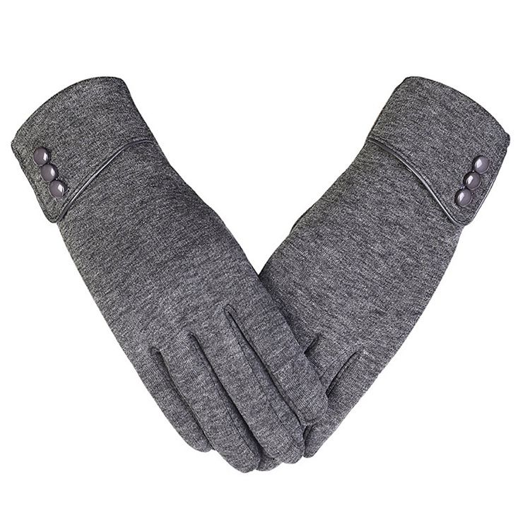 Gants D'hiver Simples Et Unis Pour Femmes