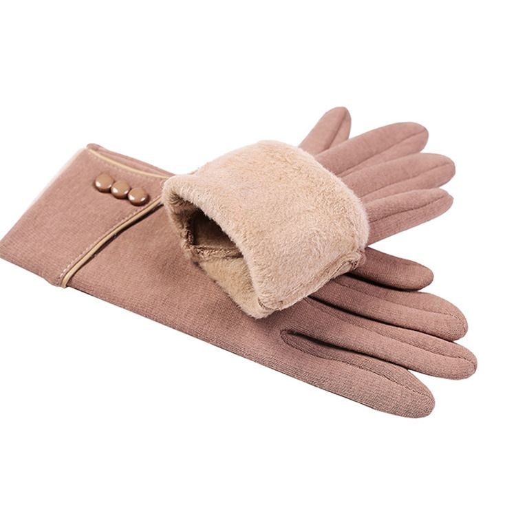 Gants D'hiver Simples Et Unis Pour Femmes