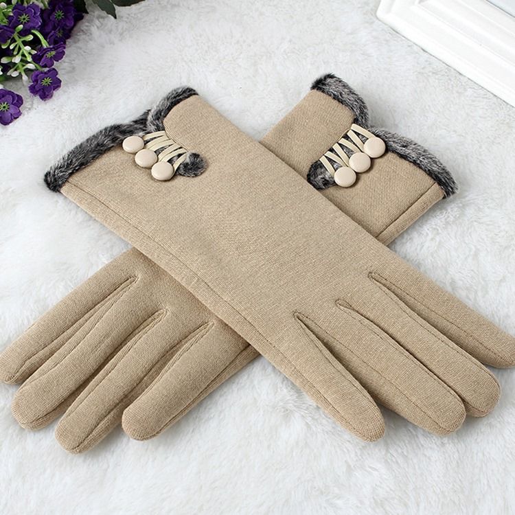 Gants D'hiver Unis Et Chauds Pour Femmes