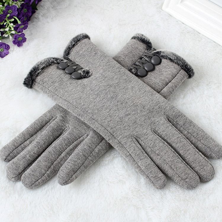 Gants D'hiver Unis Et Chauds Pour Femmes