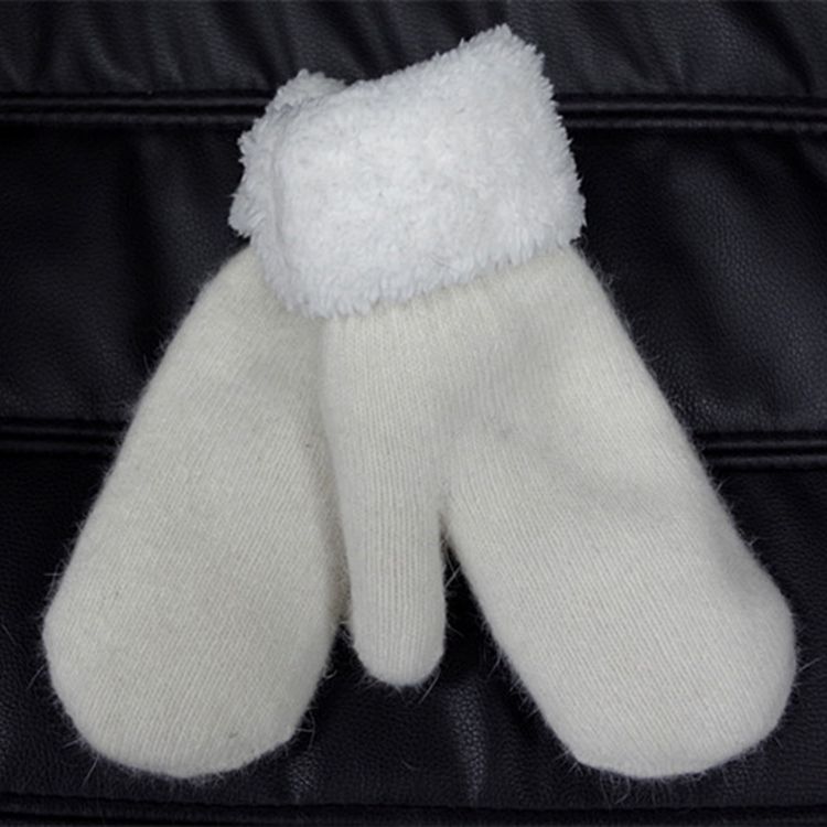 Gants Femme Camélia Blanc Pur