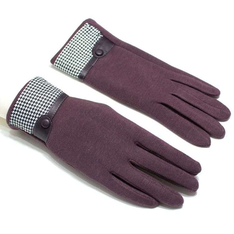 Gants Pour Femme En Coton À Pois Keep Warm