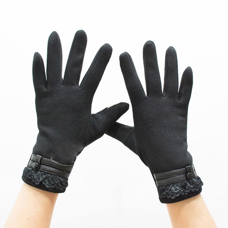 Gants Pour Femme En Coton À Pois Keep Warm