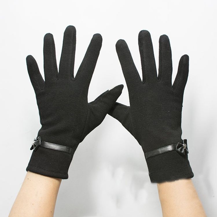 Gants Pour Femme En Coton À Pois Keep Warm