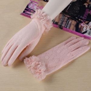 Gants Pour Femmes Fleurs De Nœud Papillon