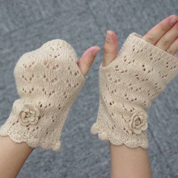 Gants Pour Femmes Rétro Évidés