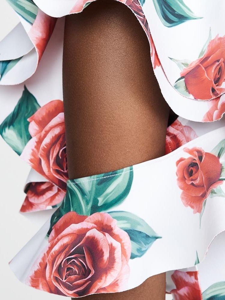 Maillot De Bain Imprimé Floral Sexy À Une Épaule Pour Femmes