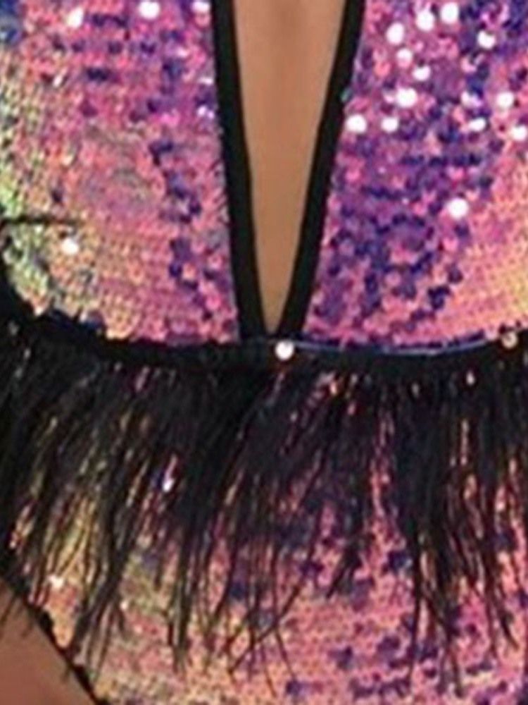 Maillot De Bain Une Pièce À Paillettes Pour Femmes