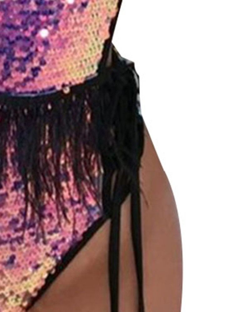 Maillot De Bain Une Pièce À Paillettes Pour Femmes