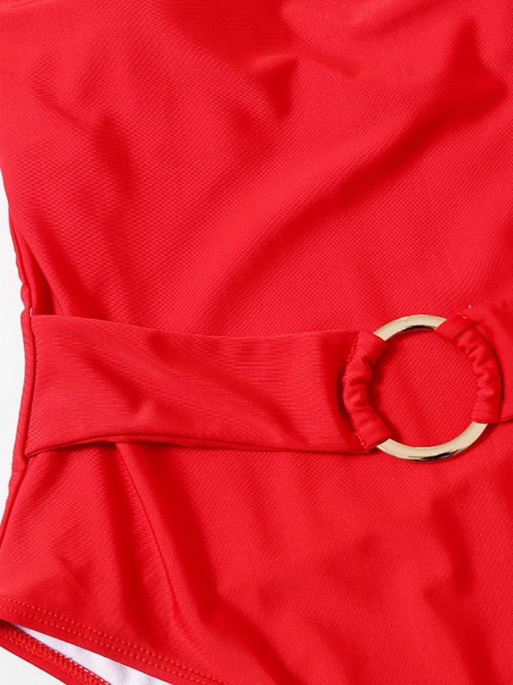 Maillot De Bain Une Pièce Uni Pour Femme