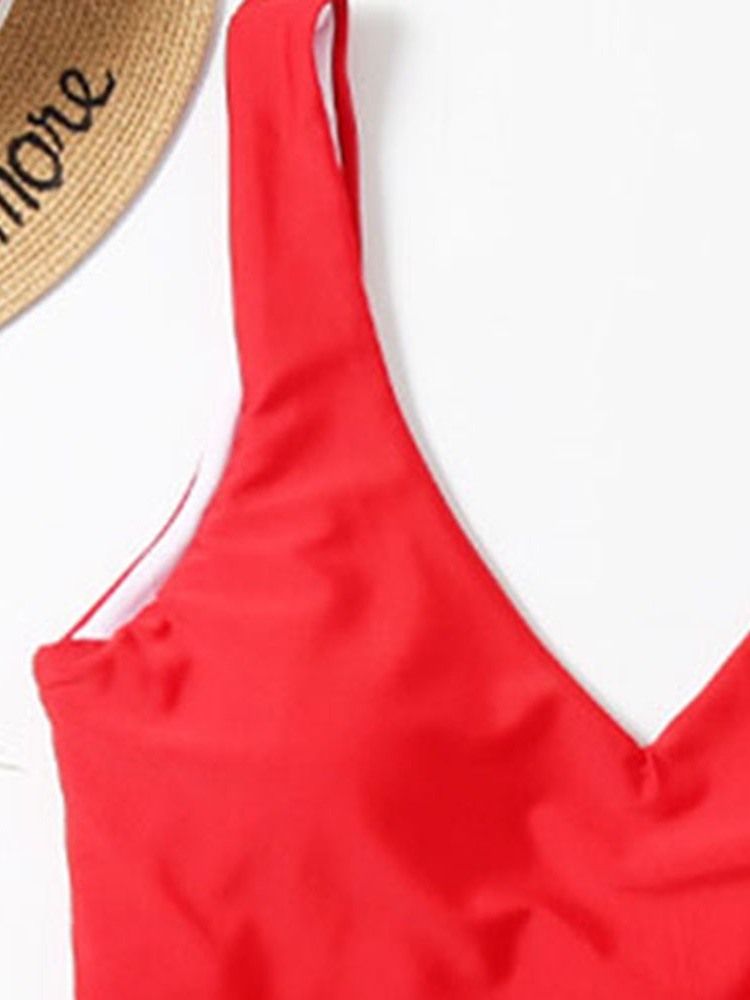 Maillot De Bain Une Pièce Uni Pour Femme