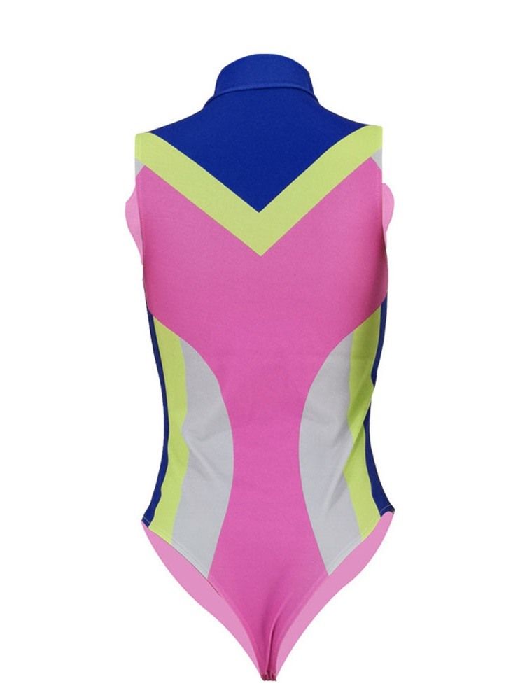 Maillots De Bain Extensibles À Blocs De Couleurs Pour Femmes