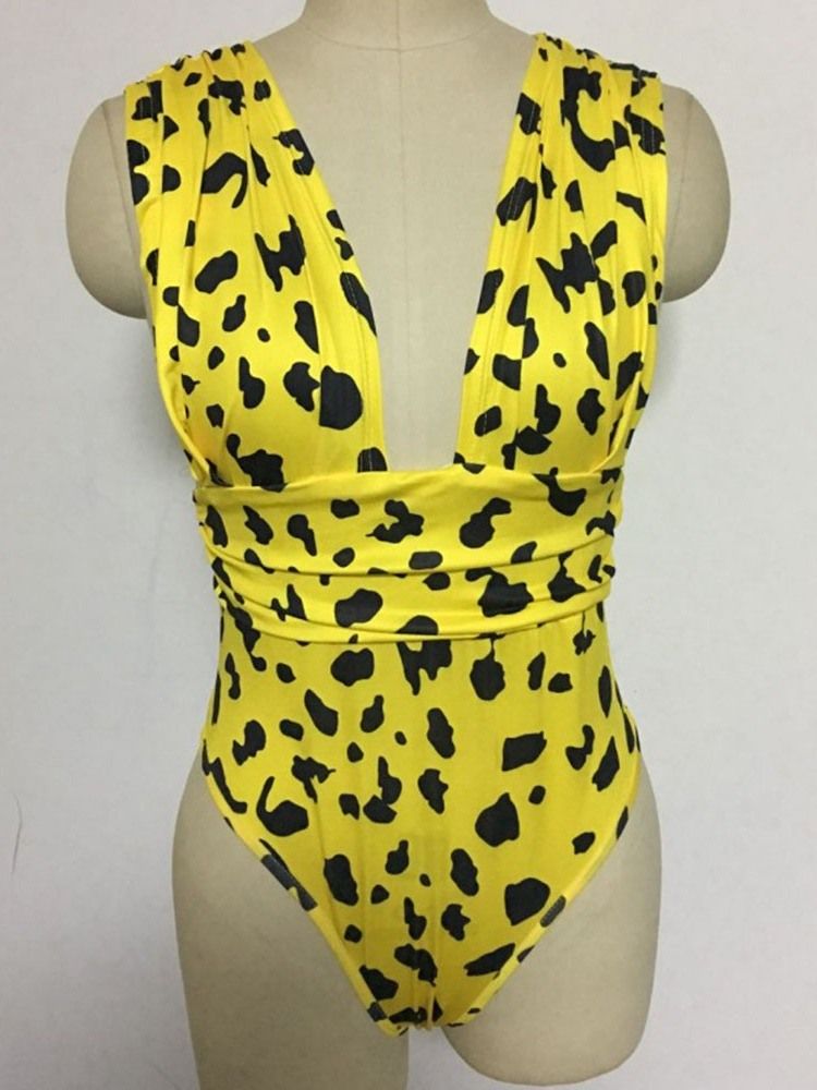 Maillots De Bain Plissés Sexy À Blocs De Couleurs Pour Femmes