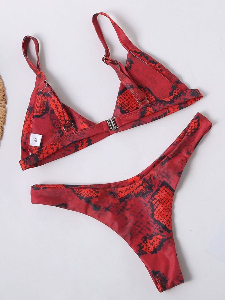 Bikini Micro Skimpy Imprimé Pour Femme