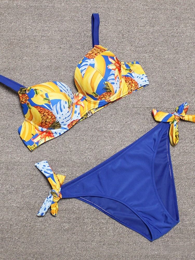 Ensemble De Bikini À Blocs De Couleurs Pour Femmes Maillots De Bain Sexy