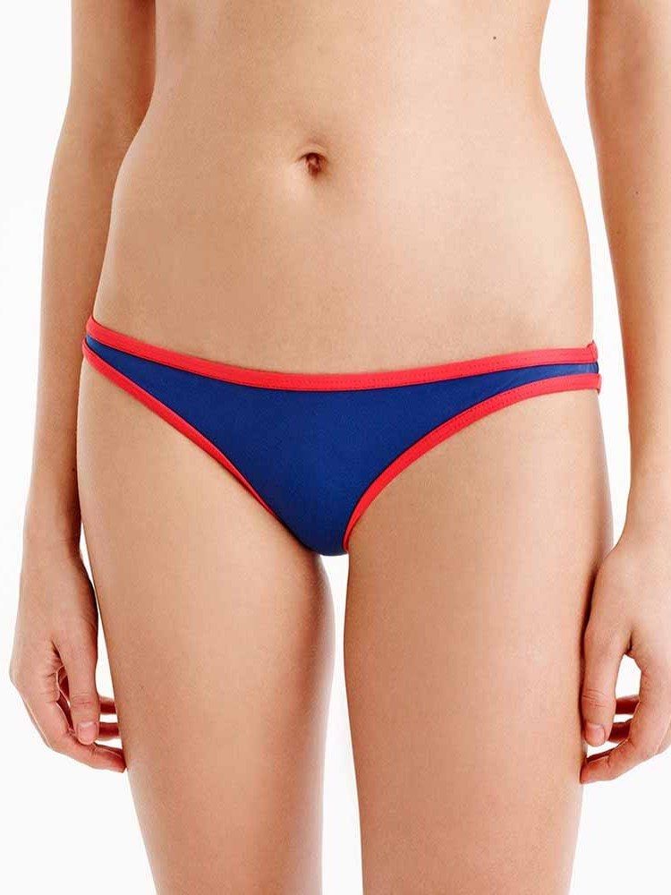 Ensemble De Bikini Pour Femmes Bloc De Couleur Maillots De Bain Mignons