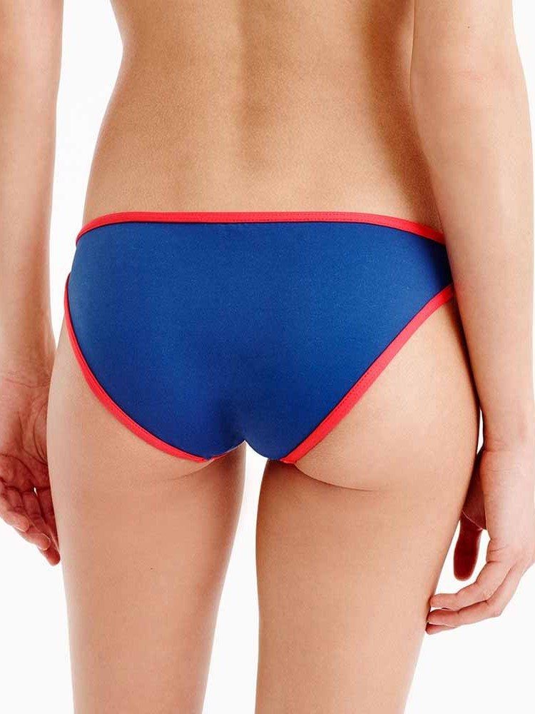 Ensemble De Bikini Pour Femmes Bloc De Couleur Maillots De Bain Mignons