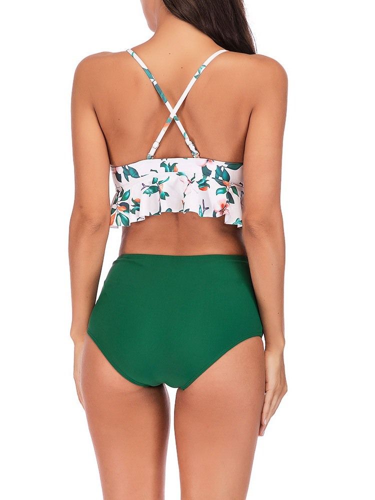 Ensemble De Bikini À Imprimé Floral Pour Femme