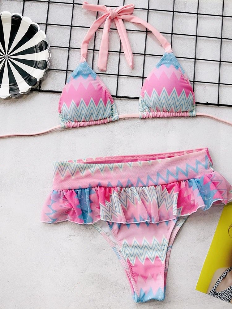 Ensemble De Bikini À Lacets Pour Femmes