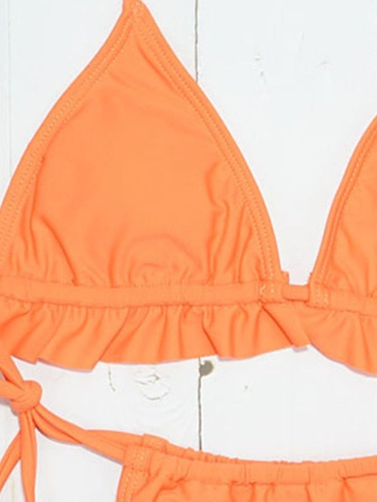 Ensemble De Bikini Sexy À Lacets Pour Femmes