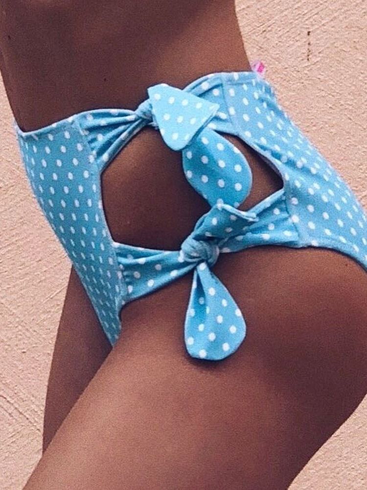 Ensemble De Maillots De Bain Pour Femmes Sexy Polka Dotstankini