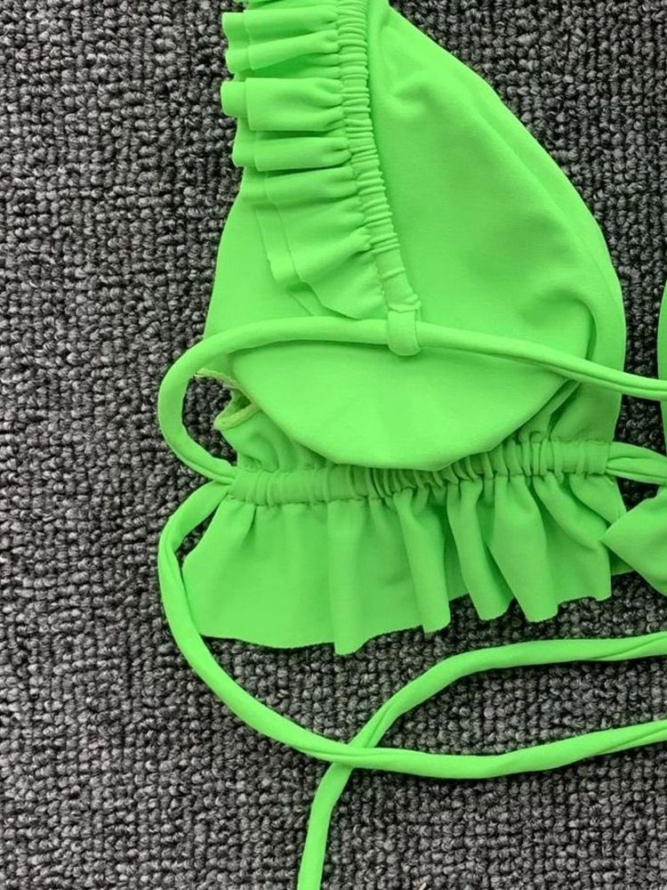 Maillot De Bain À Lacets Fleuri Pour Femme