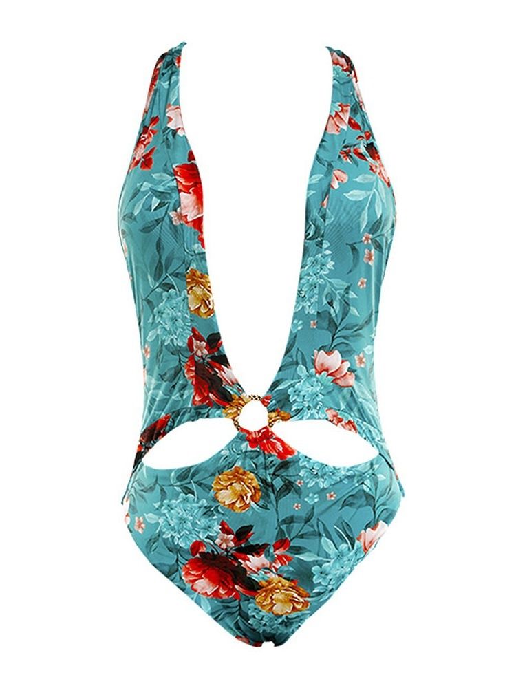 Maillot De Bain Une Pièce À Imprimé Floral Pour Femme