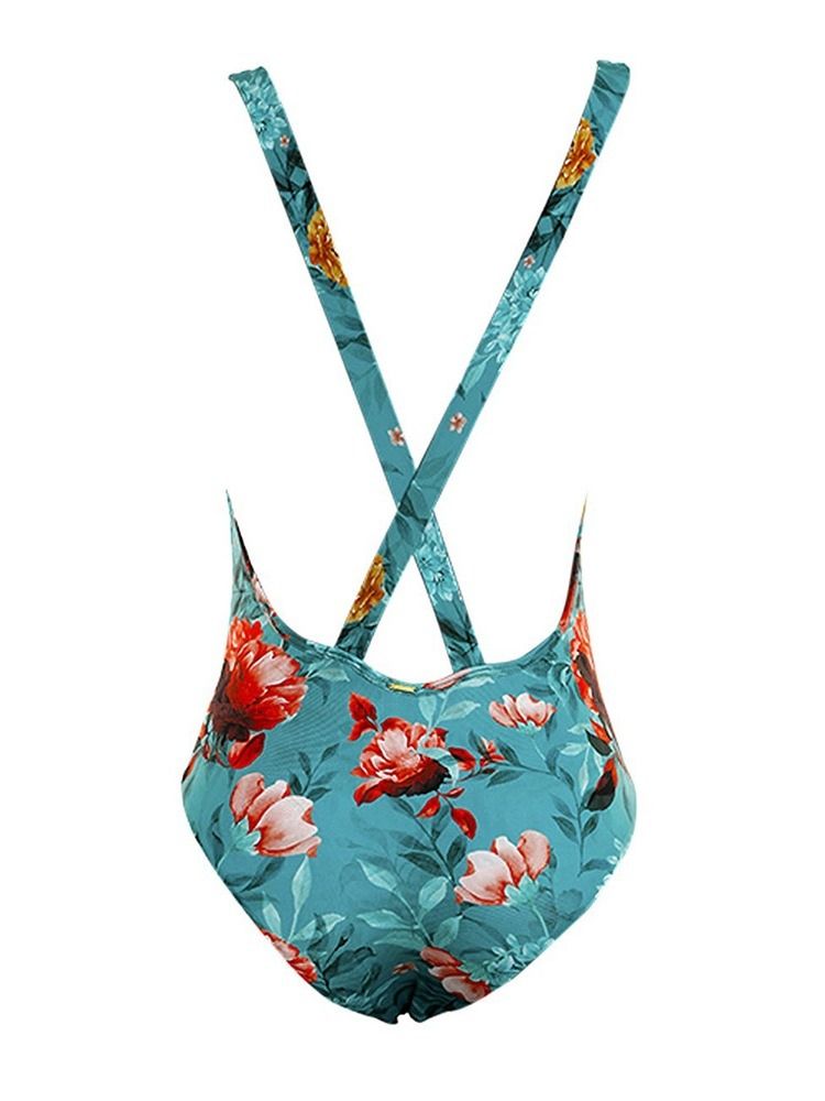 Maillot De Bain Une Pièce À Imprimé Floral Pour Femme