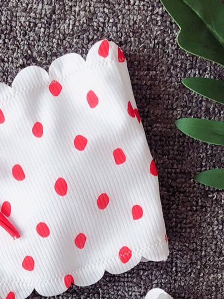 Maillots De Bain Sexy À Pois Bowknot Pour Femmes