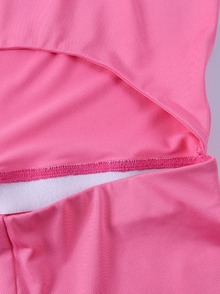 Combinaison De Sport À Boucle Pour Sac Serré Décontracté Solide Pour Femmes