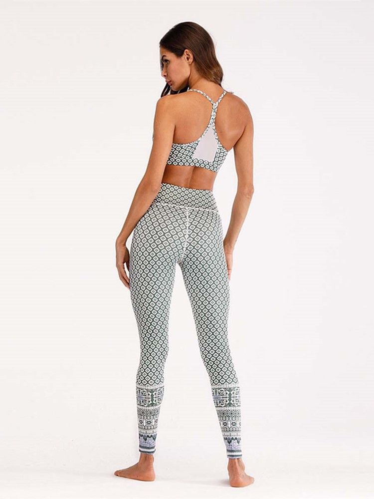 Ensembles De Sport De Course À Pied Sans Manches À Séchage Rapide Et Imprimé Floral Pour Femmes