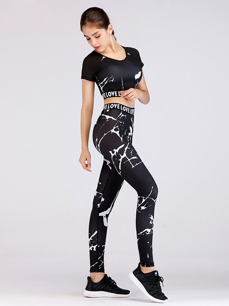 Ensembles De Sport En Polyester Pour Femmes