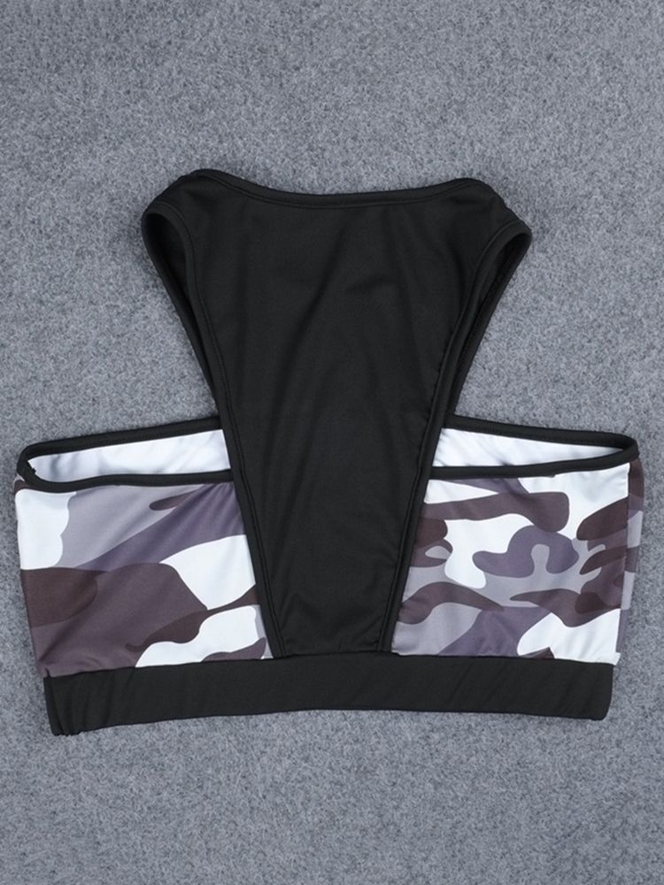 Ensembles De Sport De Yoga Pour Pull-over Camouflage Anti-transpiration Pour Femmes