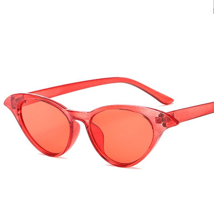 2018 Fashion Top Cat Eye Femmes Couleur De Luxe Plat Lunettes De Soleil Uv400