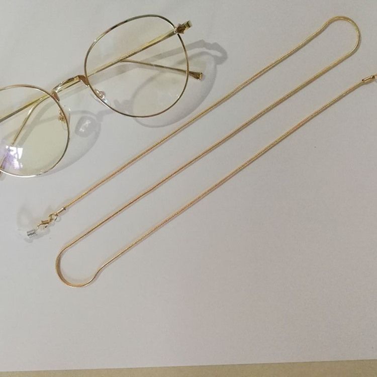 Chaîne De Lunettes De Soleil Dorées Pour Femmes