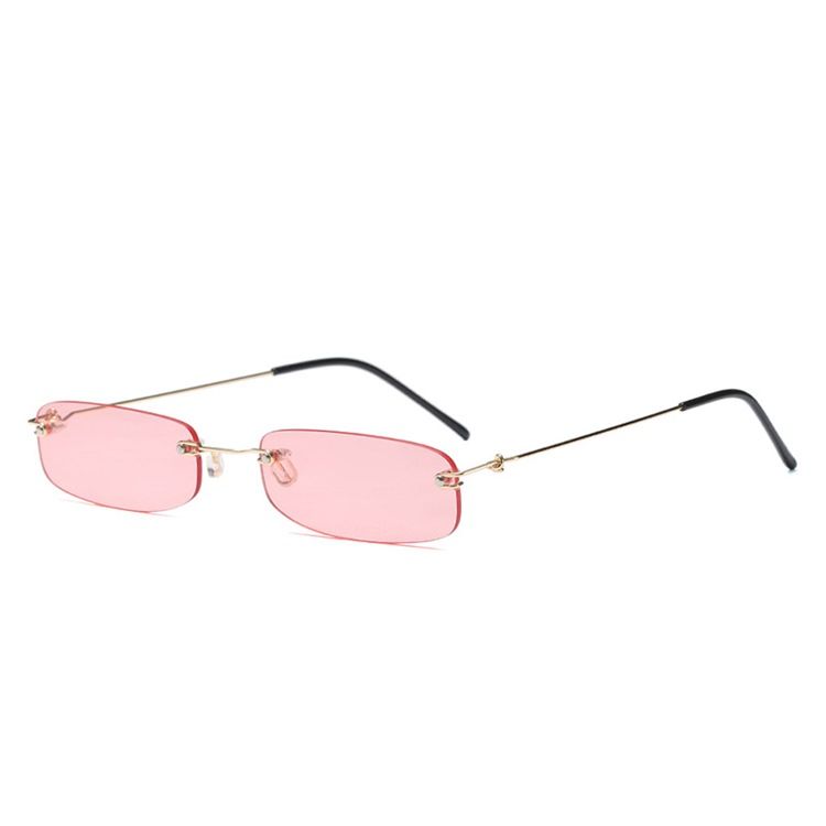 Lunettes De Soleil Anti-uv Sans Monture Pour Femmes