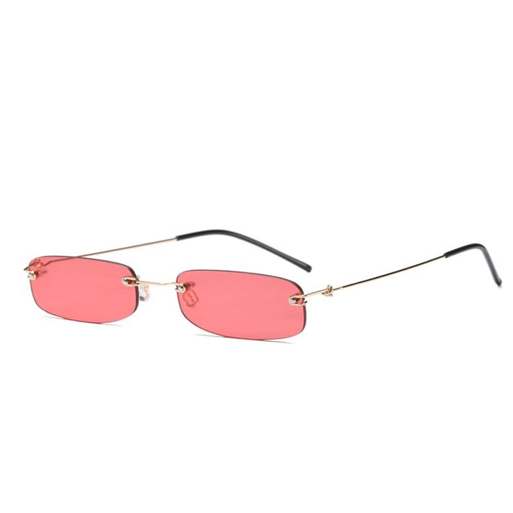 Lunettes De Soleil Anti-uv Sans Monture Pour Femmes