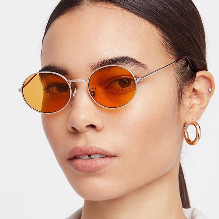 Lunettes De Soleil Européennes Ovales Pour Femmes