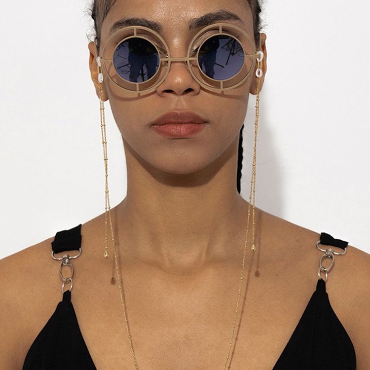 Lunettes De Soleil Pour Femmes À Chaîne À La Mode