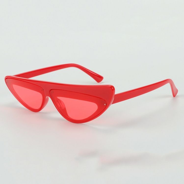 Lunettes De Soleil De Mode Triangulaires Personnalisées Pour Femmes Pour L'été En Plein Air Uv400