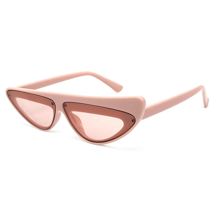 Lunettes De Soleil De Mode Triangulaires Personnalisées Pour Femmes Pour L'été En Plein Air Uv400