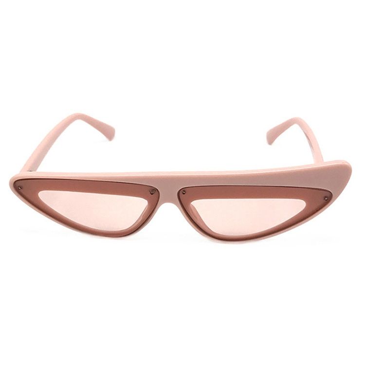 Lunettes De Soleil De Mode Triangulaires Personnalisées Pour Femmes Pour L'été En Plein Air Uv400