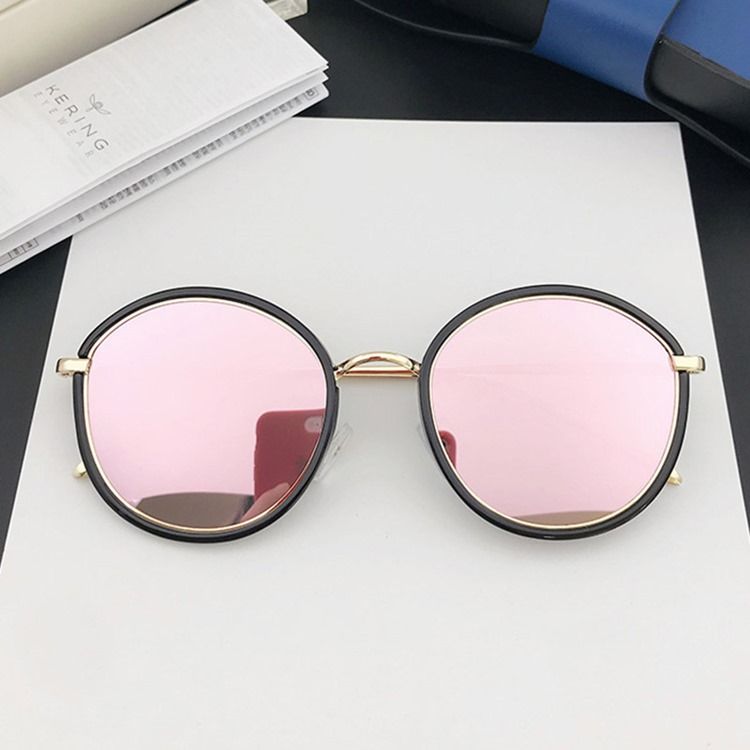 Lunettes De Soleil Rondes En Polycarbonate Pour Femmes