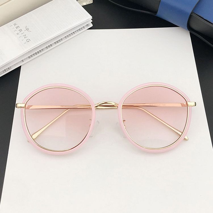 Lunettes De Soleil Rondes En Polycarbonate Pour Femmes